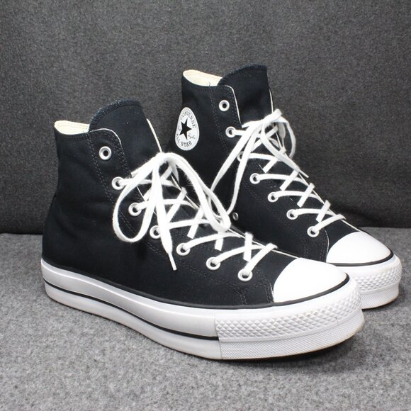 Converse Chuck Taylor All Star Lift High Platforms Black 560845F Mens 11.5 - Picture 2 of 12